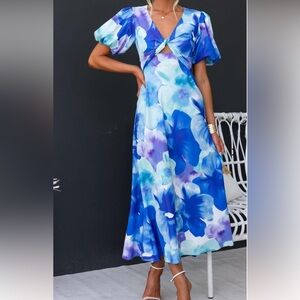 Toperth floral midi dress-small & medium